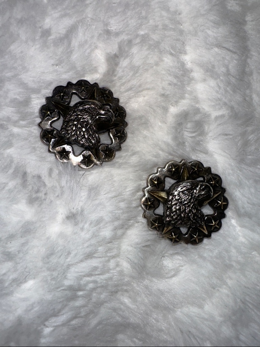 Craftmemore 2pcs 1 1/8" Eagle Concho